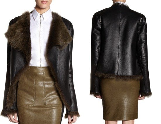 Balenciaga Fur-Lined Jacket