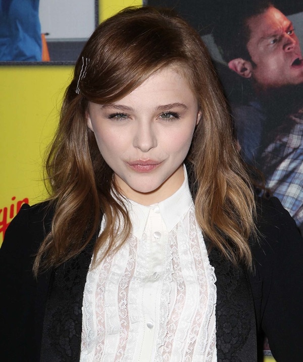 Chloe Moretz attends Relativity Media's "Movie 43" Los Angeles Premiere held at the TCL Chinese Theatre on January 23, 2013 in Hollywood, California