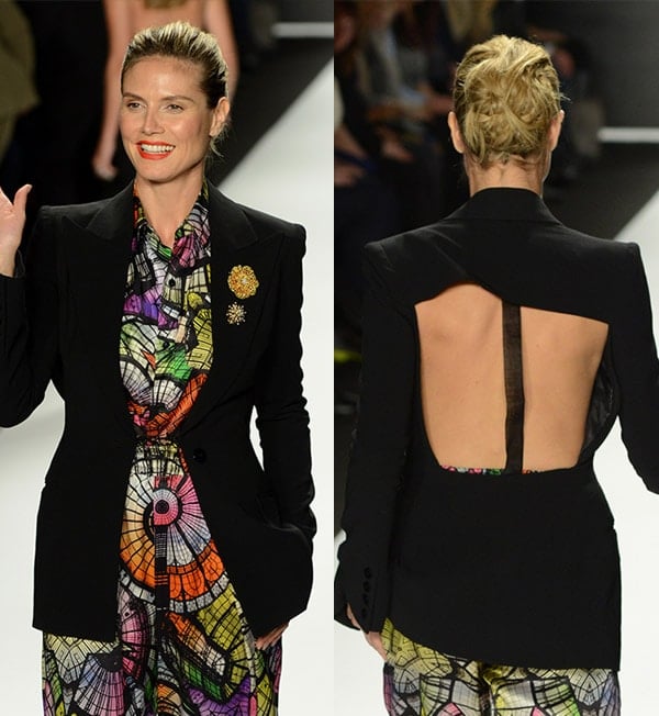 Heidi Klum at Mercedes Benz Fashion Week New York - Project Runway - Season 11 Finale1