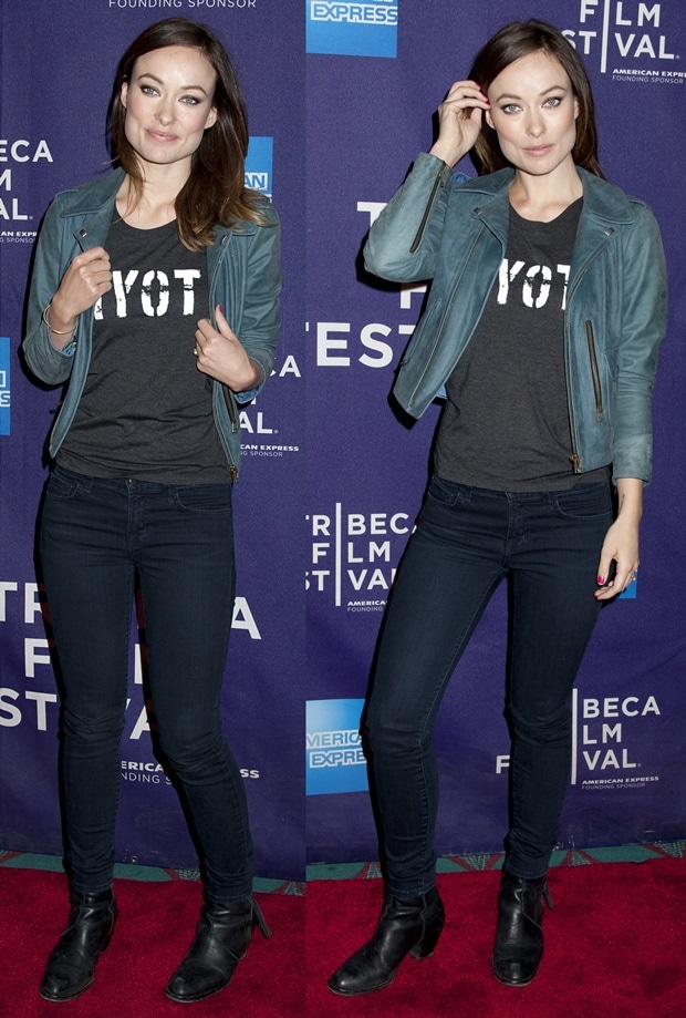 Olivia Wilde at the 2013 Tribeca Film Festival Shorts Program in New York City on April 22, 2013