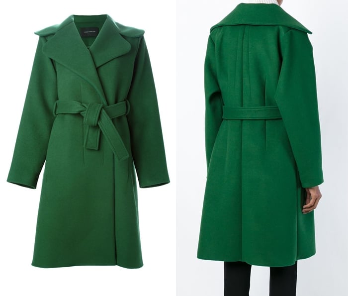 Cedric Charlier Belted Coat