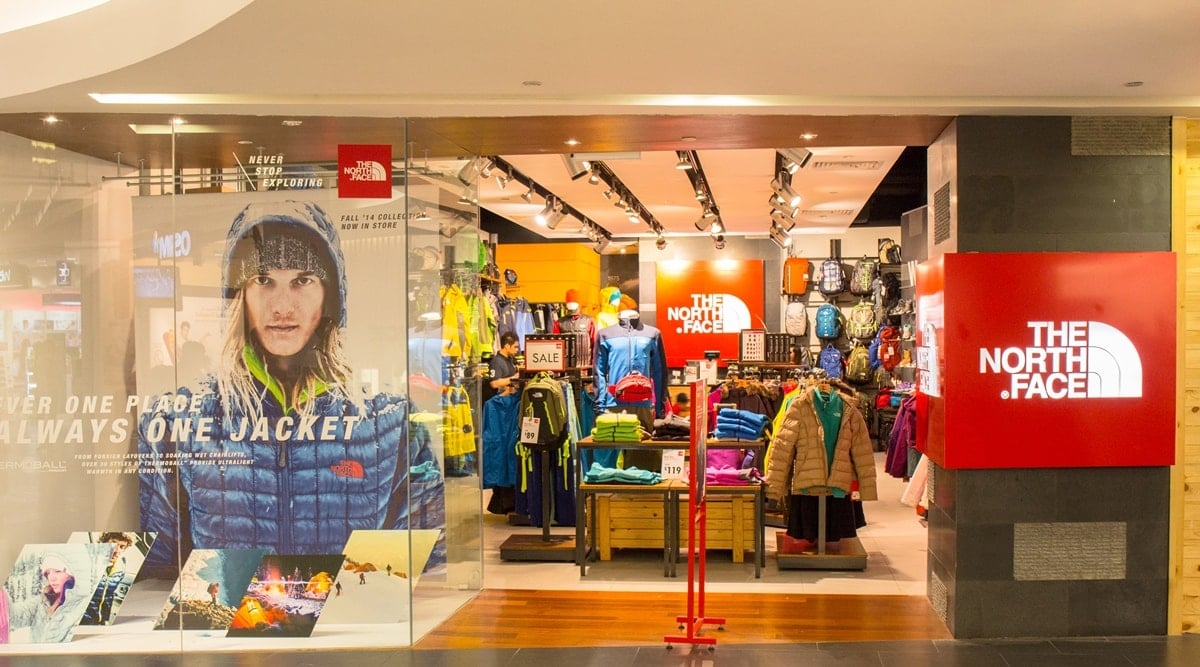 The North Face has more than 200 stores around the world