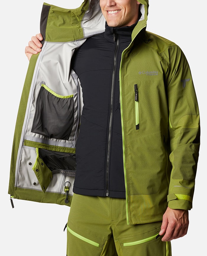 An essential winter jacket for backcountry snow adventures