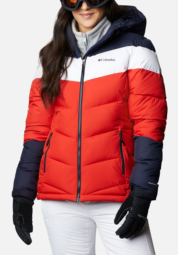 It's great for the mountain slopes with an adjustable hood and multiple pockets