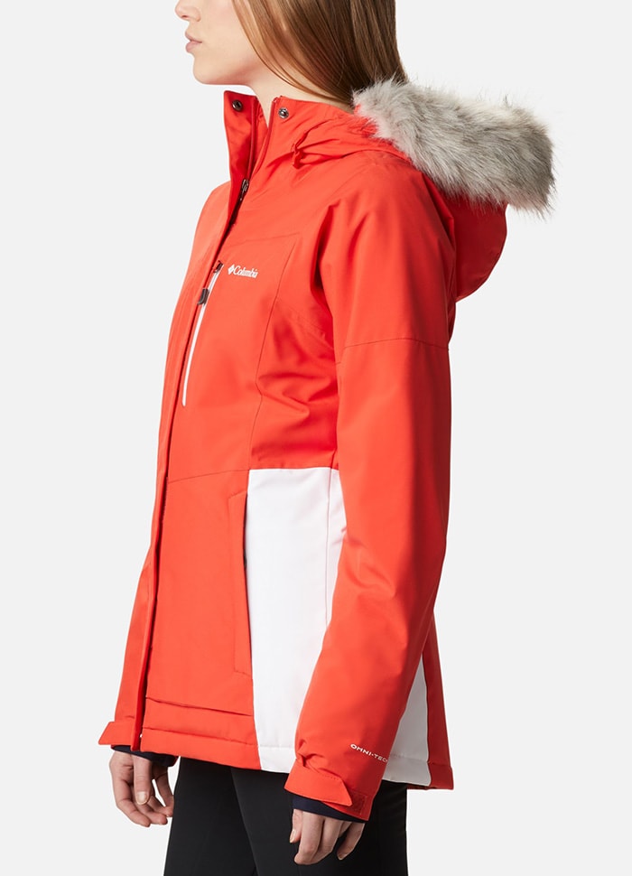 The waterproof fabric, synthetic insulation, and thermal-reflective lining will keep you dry and toasty
