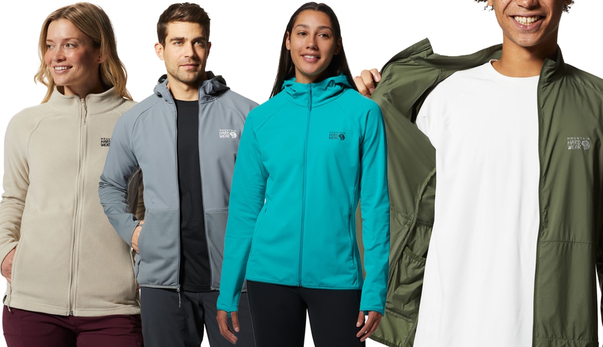 Mountain Hardwear soft shell jackets can be washed using regular detergent in cold or lukewarm water
