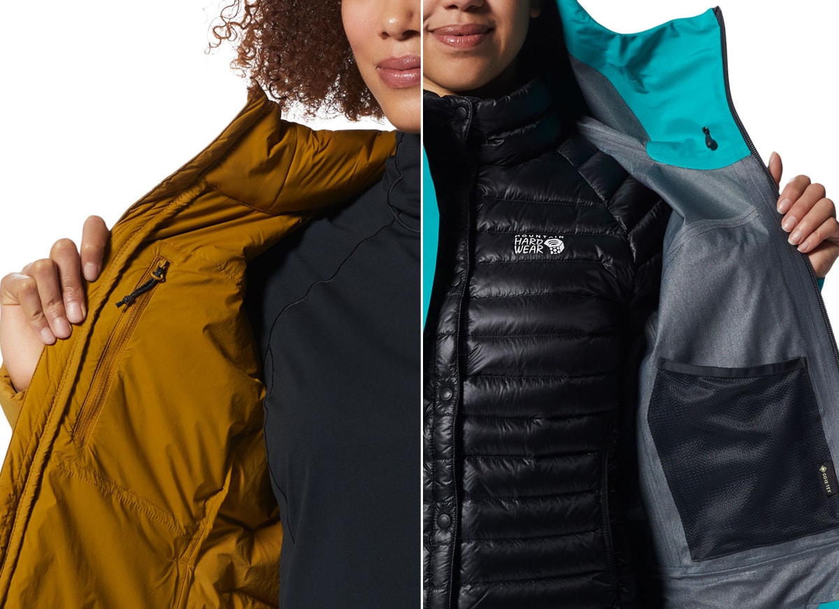 Authentic Mountain Hardwear jackets should have clean and consistent stitching